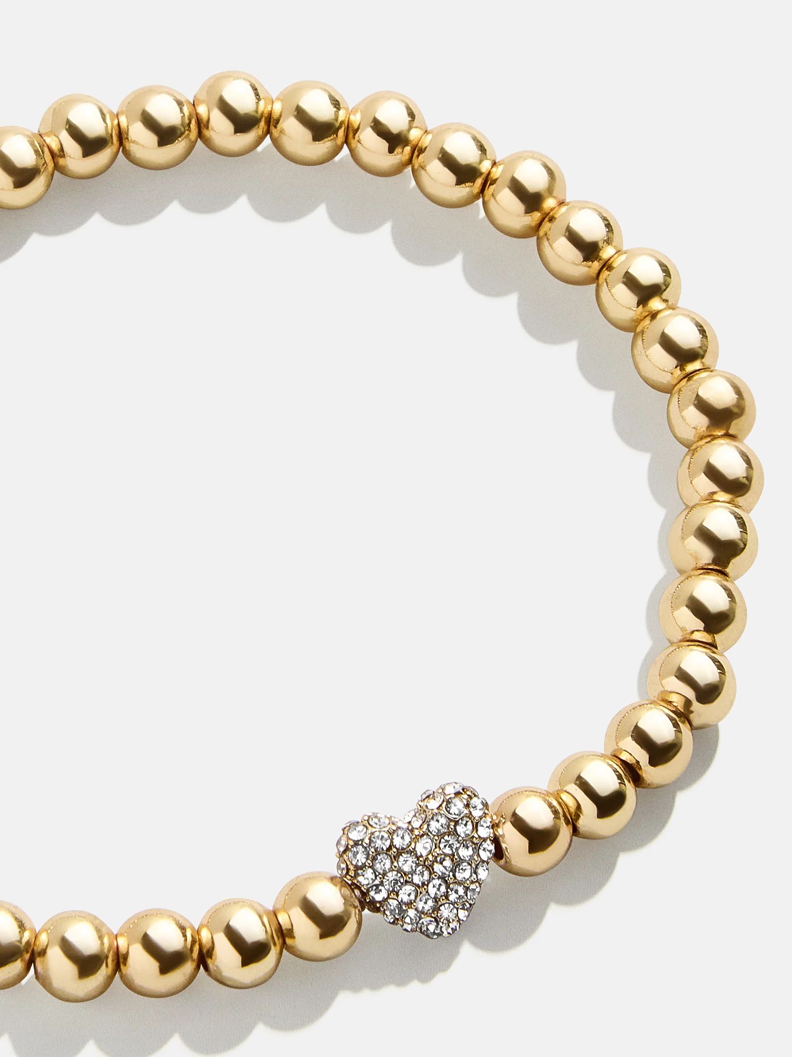 Heart Of Gems Pisa Bracelet - Clear/Gold | BaubleBar (US)