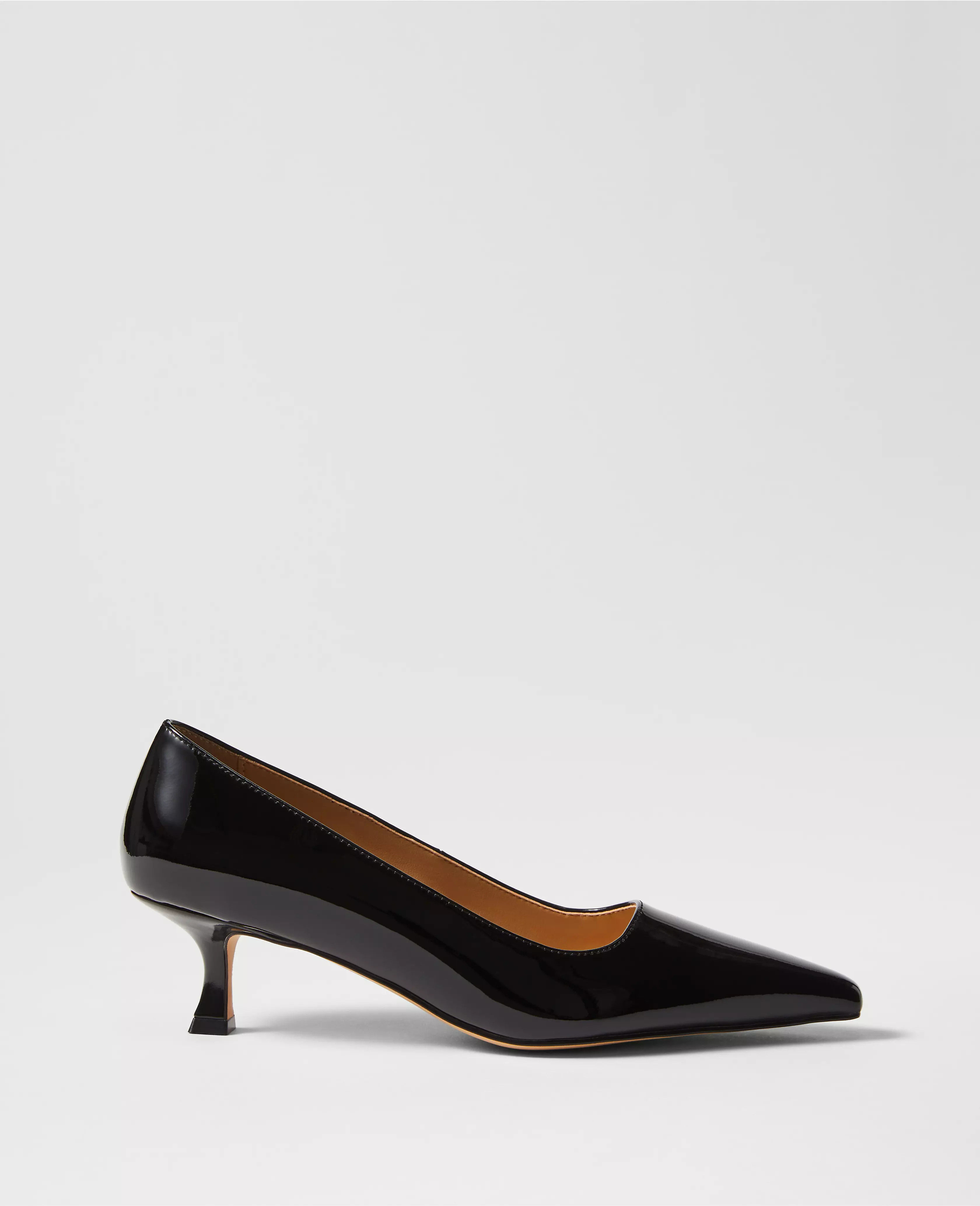 Patent Nip Toe Kitten Heel Pumps | Ann Taylor