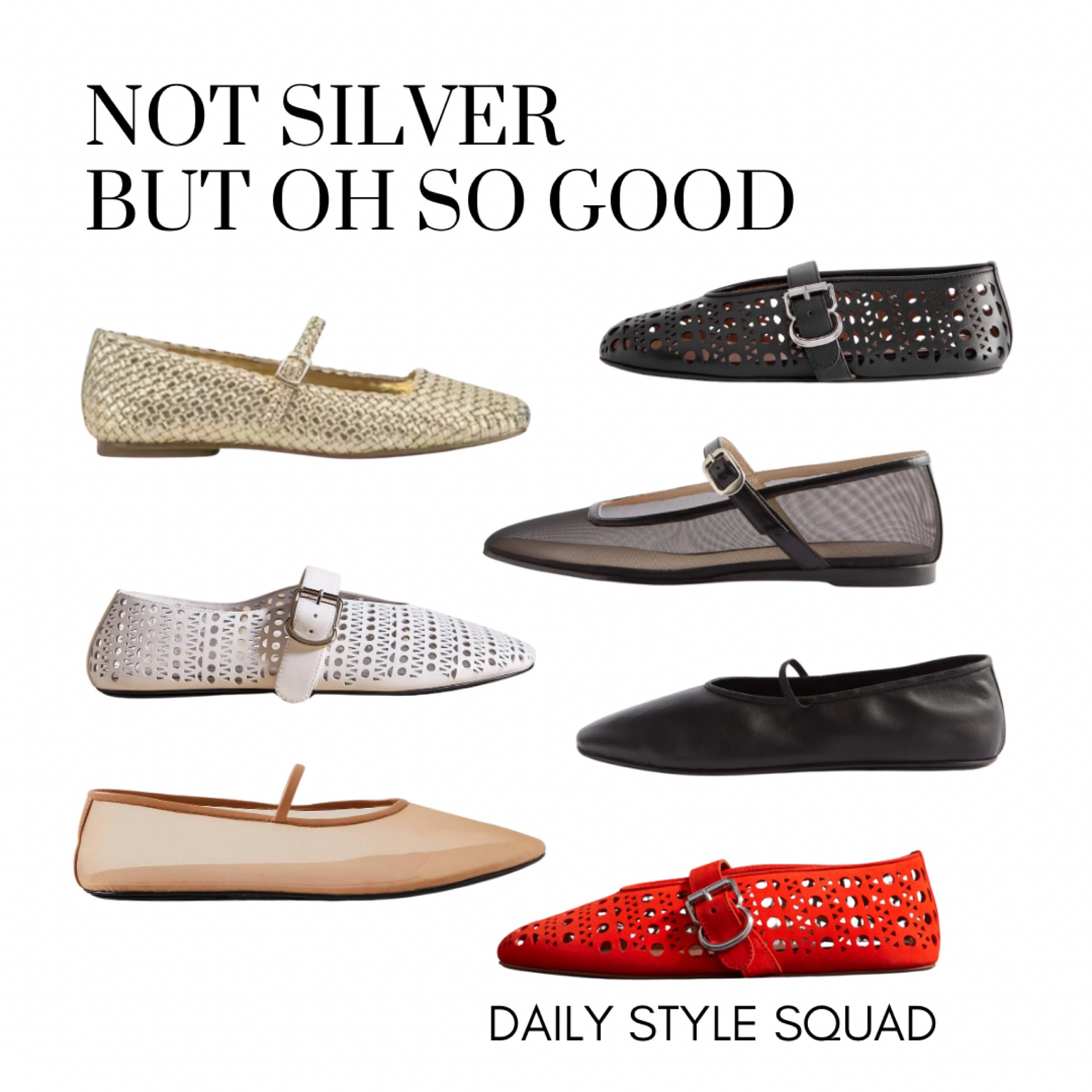 Mesh flats. Cut out flats. Mary jane style . Ballet flats. Designer shoes. 

#LTKMostLoved #LTKshoecrush