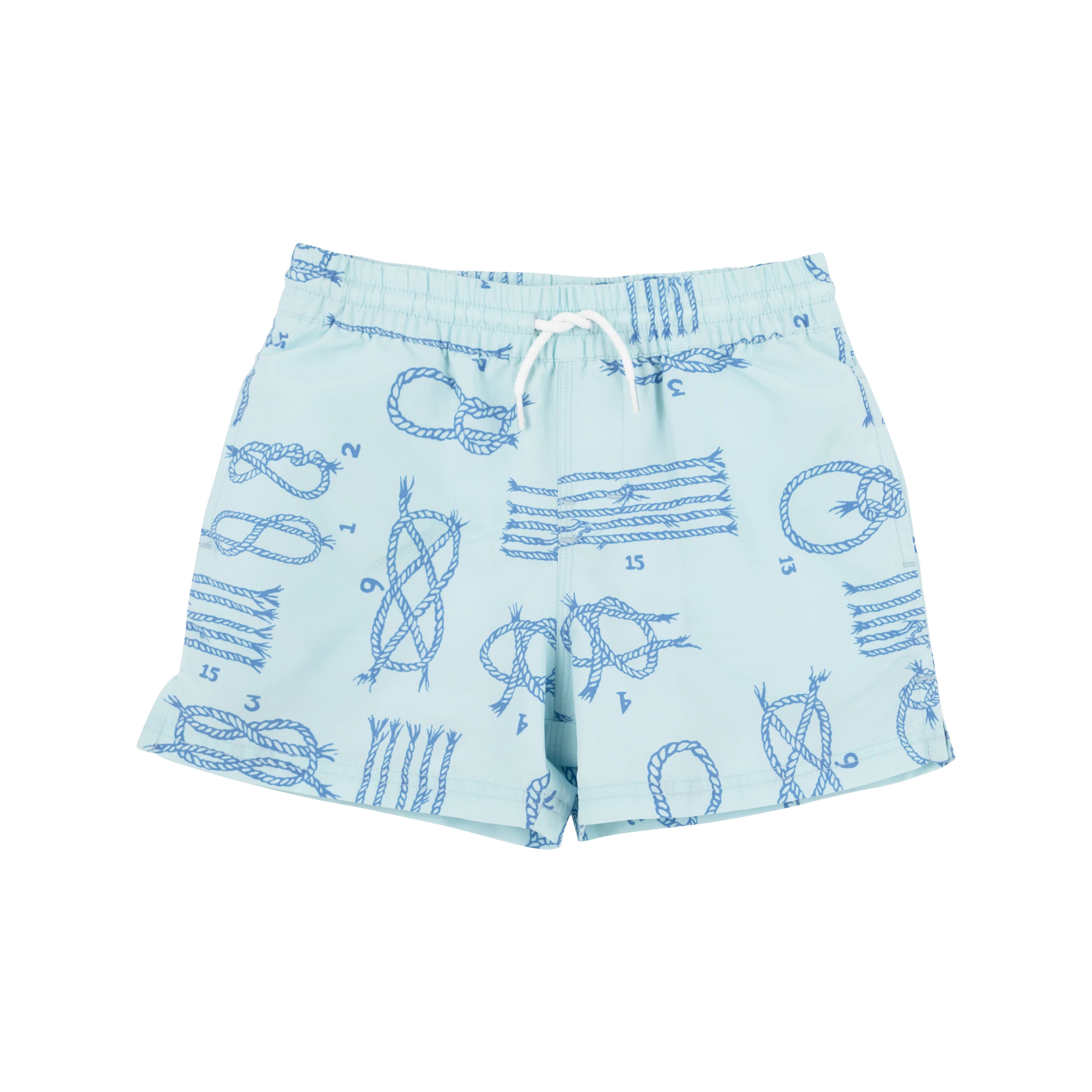 Tortola Trunks - Yachts of Knots with Worth Avenue White | The Beaufort Bonnet Company