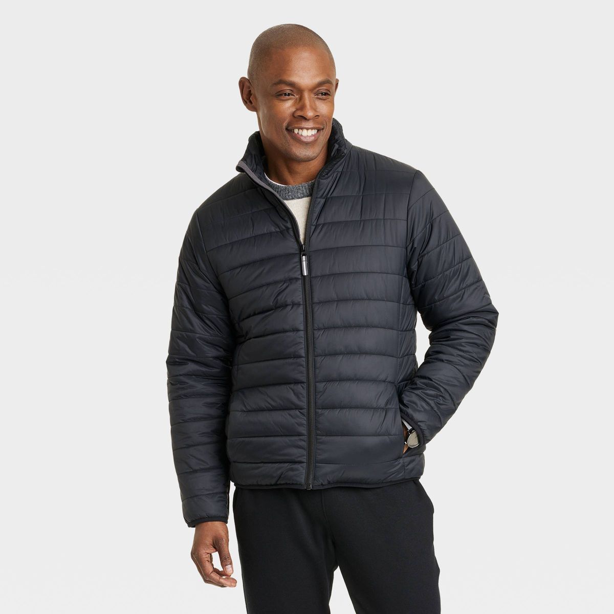 Men's Lightweight Puffer Jacket - Goodfellow & Co™ | Target