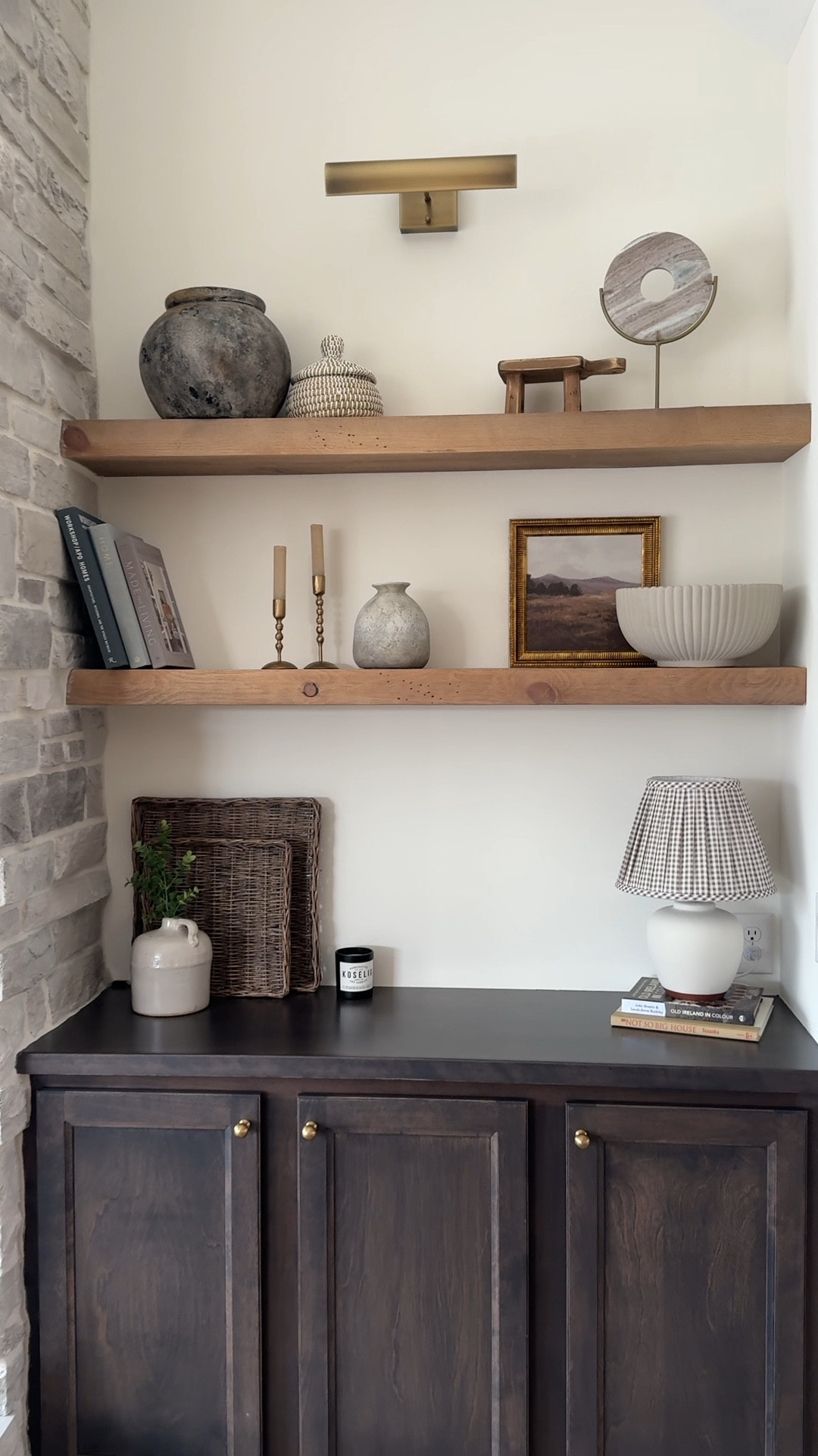 Neutral shelf styling ideas! Works great for in between seasons, or leave up all year long. 

Shelf styling 
McGee and co
Transitional home
Decor inspo
Shelfie 
Floating shelvess

#LTKhome #LTKsalealert #LTKSeasonal