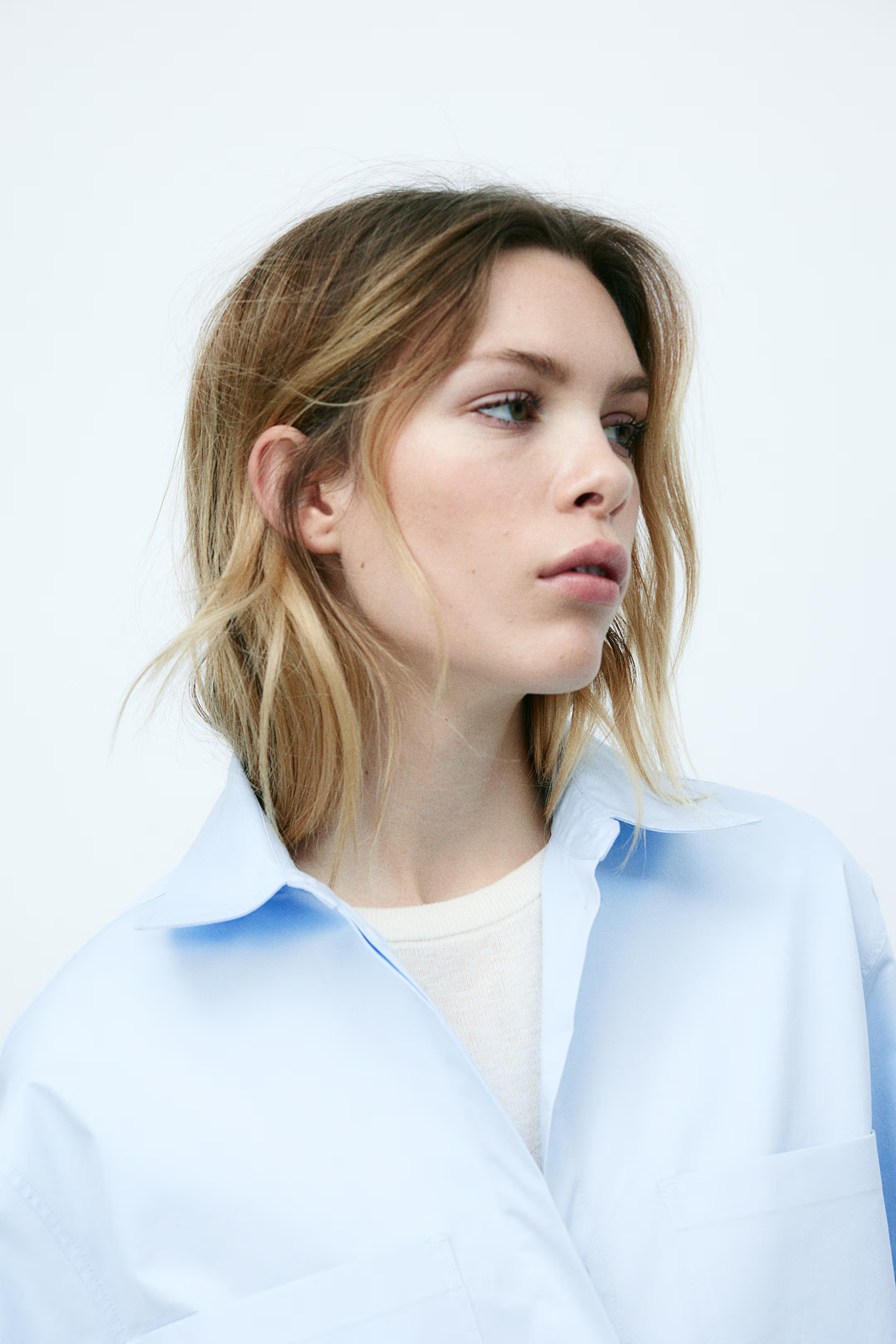 Camicia in twill con borchie | H&M (FR, IT, ES, PT, BE)