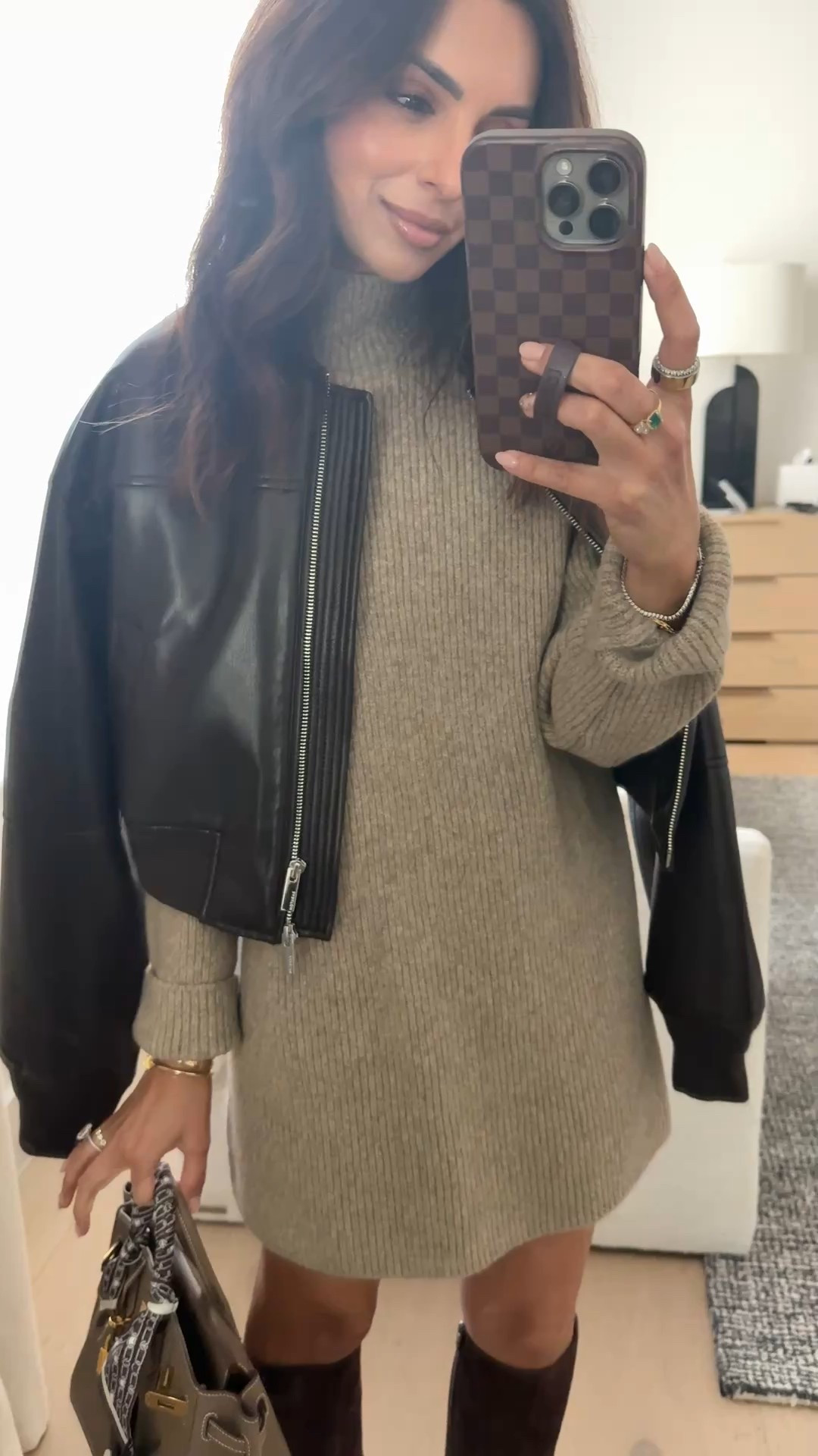 Wearing an xs in this bomber jacket & TTS boots in narrow calf- my favs!! My dress is older from Abercrombie but I linked similar!

#LTKSaleAlert #LTKPetite