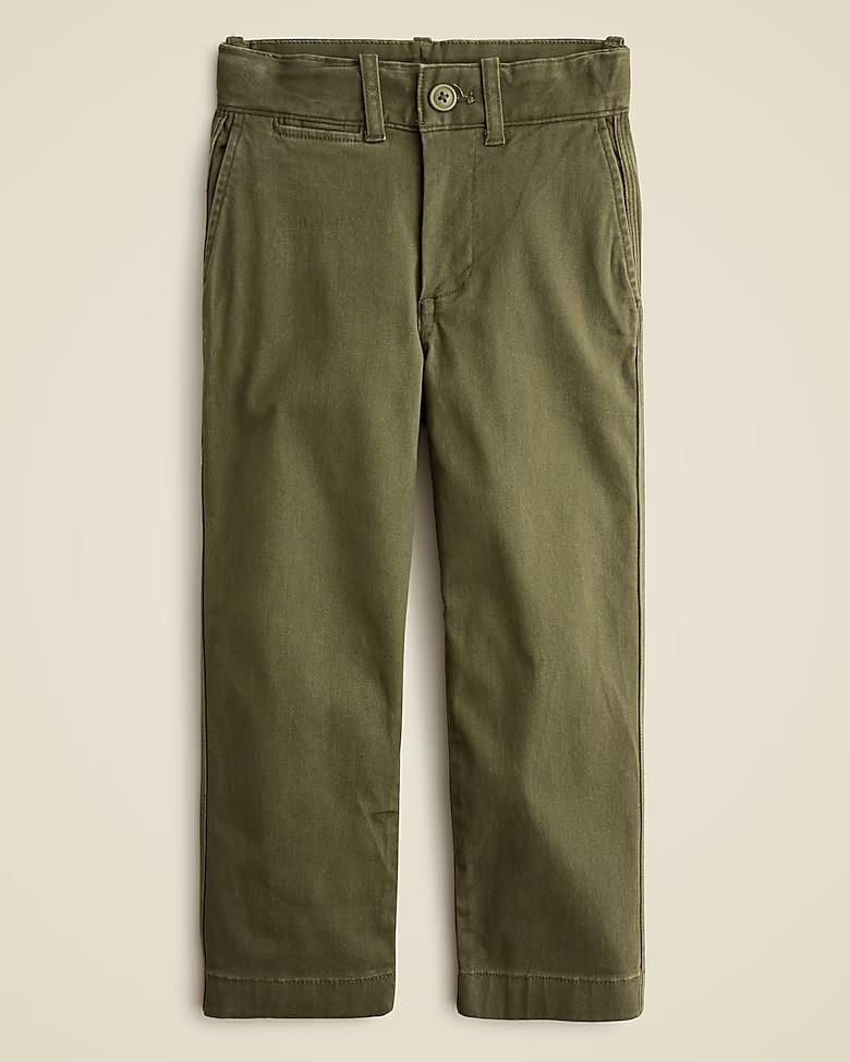 Kids' classic-fit stretch chino pant | J. Crew US