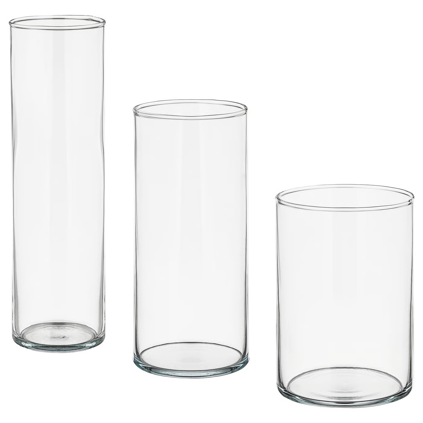 CYLINDER Vase 3er-Set, Klarglas - IKEA Deutschland | IKEA (DE)