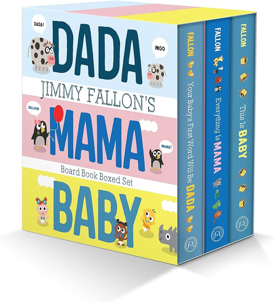 Jimmy Fallon's DADA, MAMA, and BABY Board Book Boxed Set | Amazon (US)