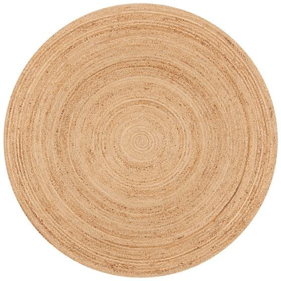 Round Jute Rug, 4' Round, Natural | West Elm (US)