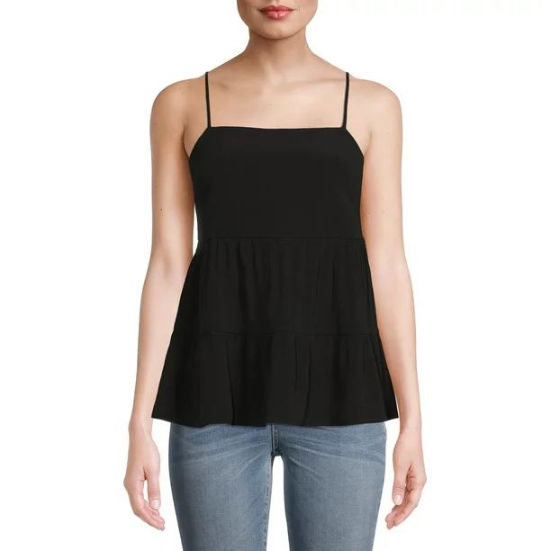 Time and Tru Women's Tiered Cami Top | Walmart (US)