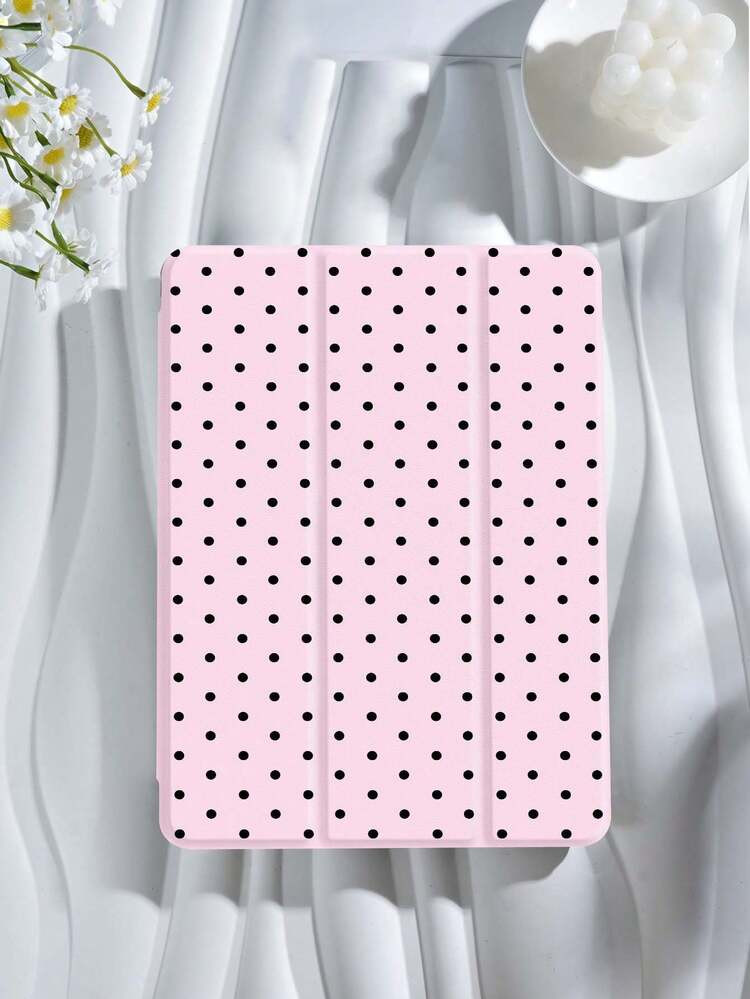 Polka Dot& Simple Pattern Tablet Case, Compatible With IPad 9.7/10.2/10.5/10.9/12.9/Pro 11, 10th ... | SHEIN