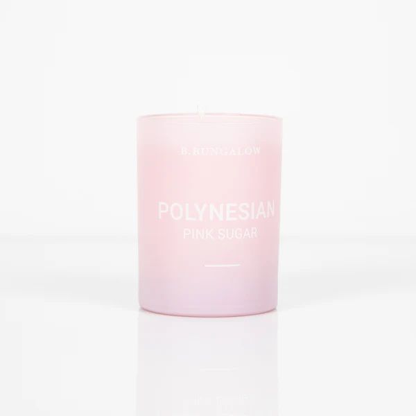 Polynesian Pink Sugar Candle | Beachwaver Co