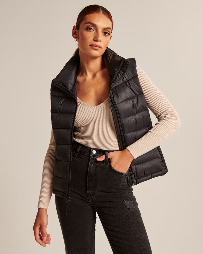 Lightweight Packable Puffer Vest | Abercrombie & Fitch (US)