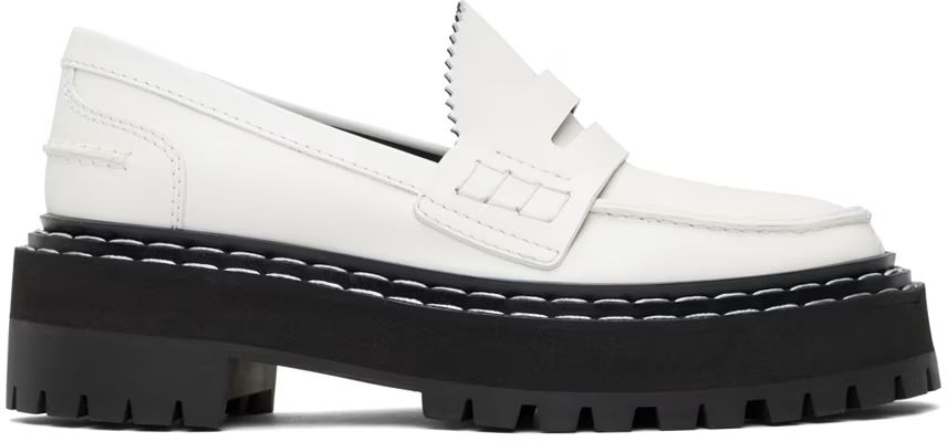 Off-White Lug Sole Platform Loafers | SSENSE