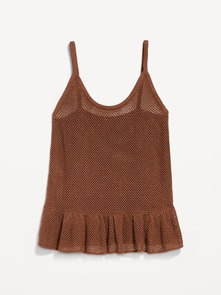 Metallic Peplum Tank Top | Old Navy (US)