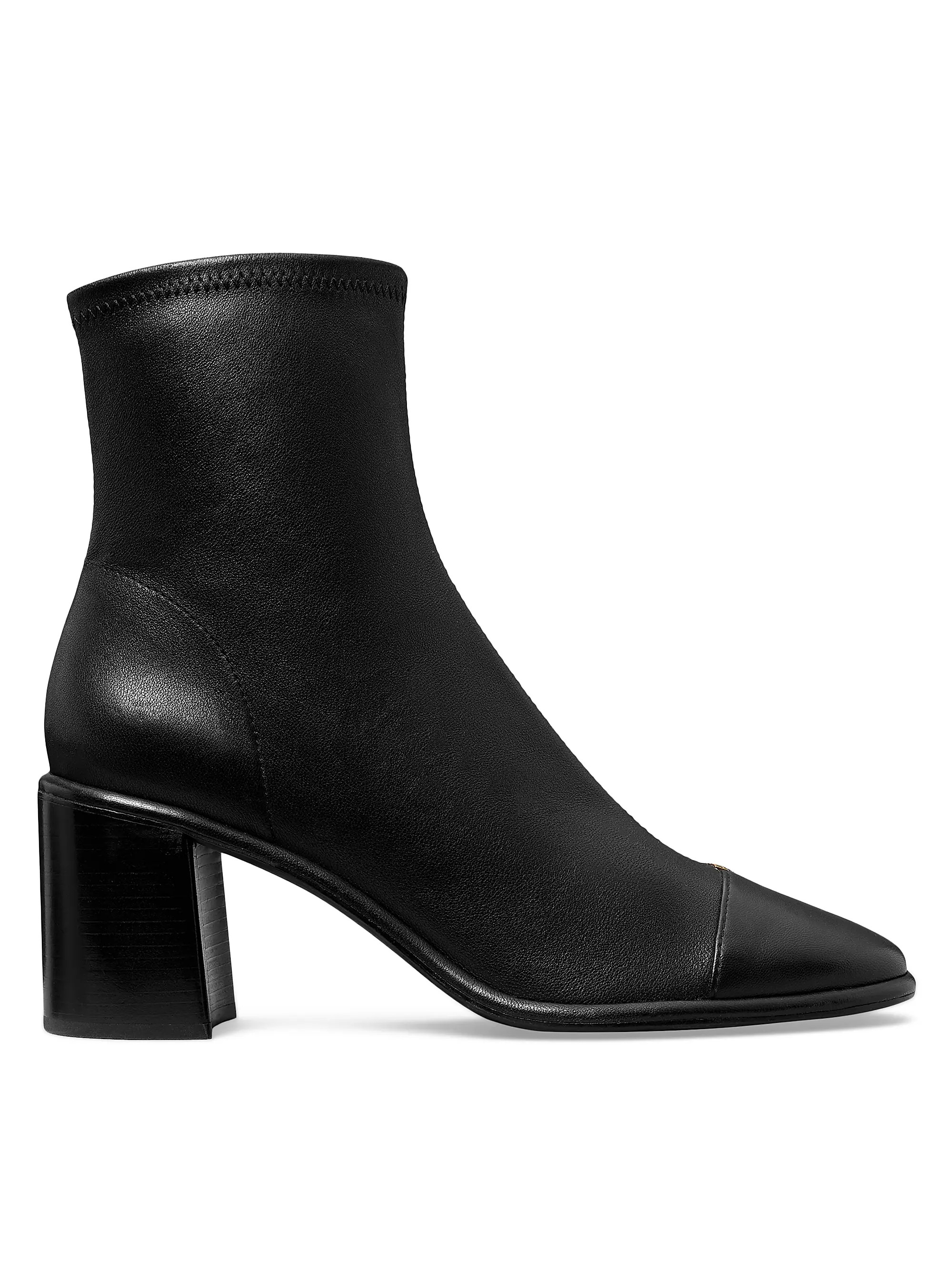 Cap-Toe 70MM Leather Ankle Boots | Saks Fifth Avenue