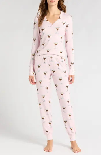 PJ Salvage Brushed Butter Jersey Pajamas | Nordstrom | Nordstrom