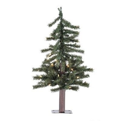 Vickerman Natural Alpine Artificial Christmas Tree | Target