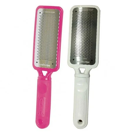 Microplane Foot File Colossal Callus Remover Duo Pink + White Set Pack | Walmart (US)