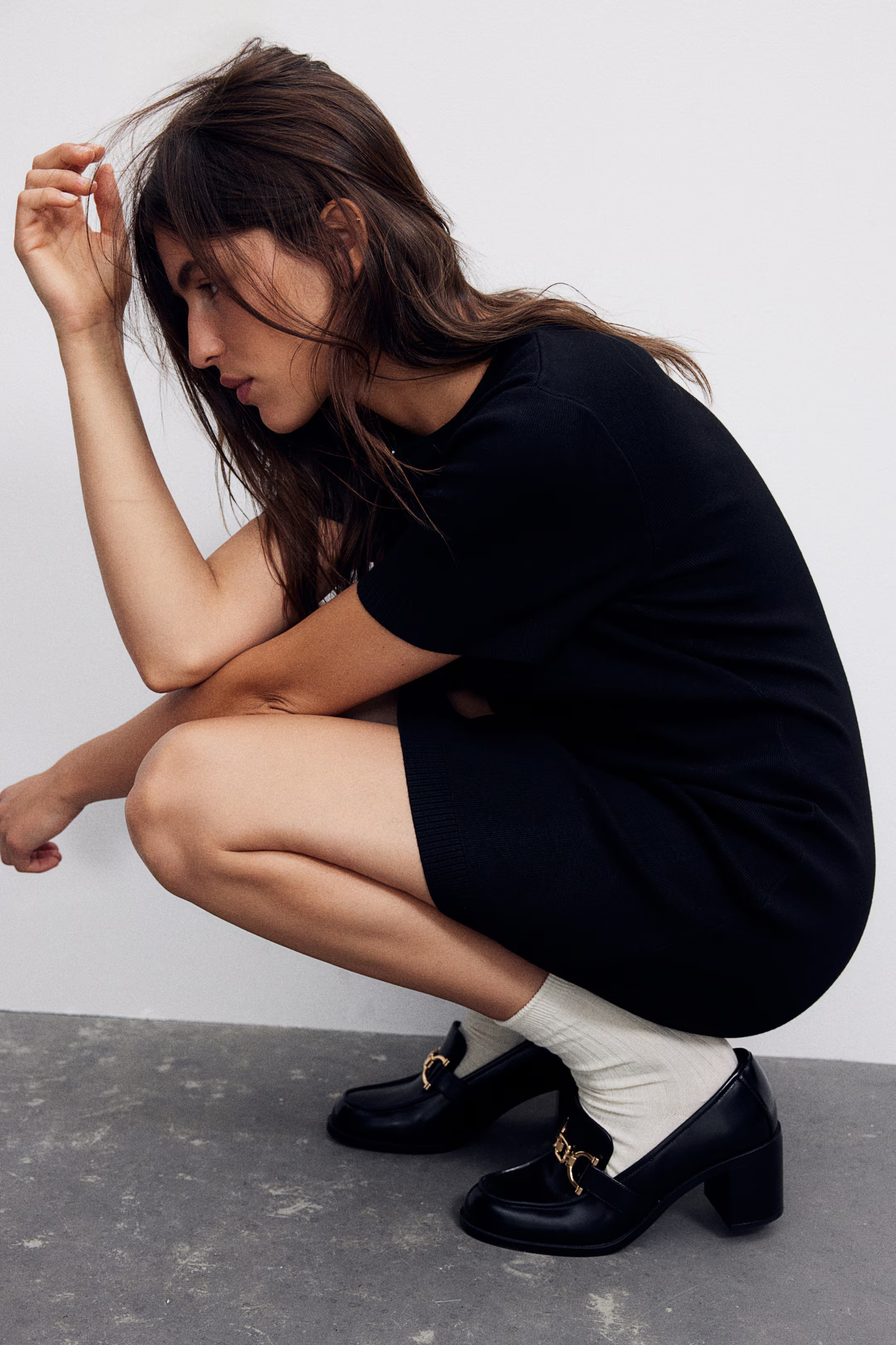 Mocassini con tacco squadrato - Nero - DONNA | H&M CH | H&M (DE, AT, CH, NL, FI)
