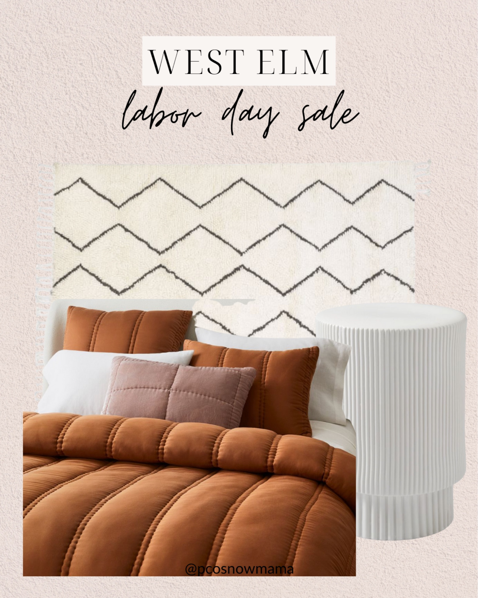 Perfect for fall! Love these on sale bed comforter, night table and boho rug 

#LTKhome #LTKSeasonal
