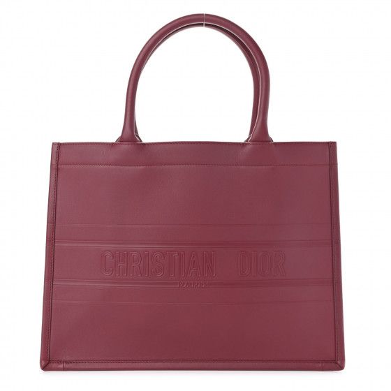CHRISTIAN DIOR

Calfskin Embossed Book Tote Red | Fashionphile