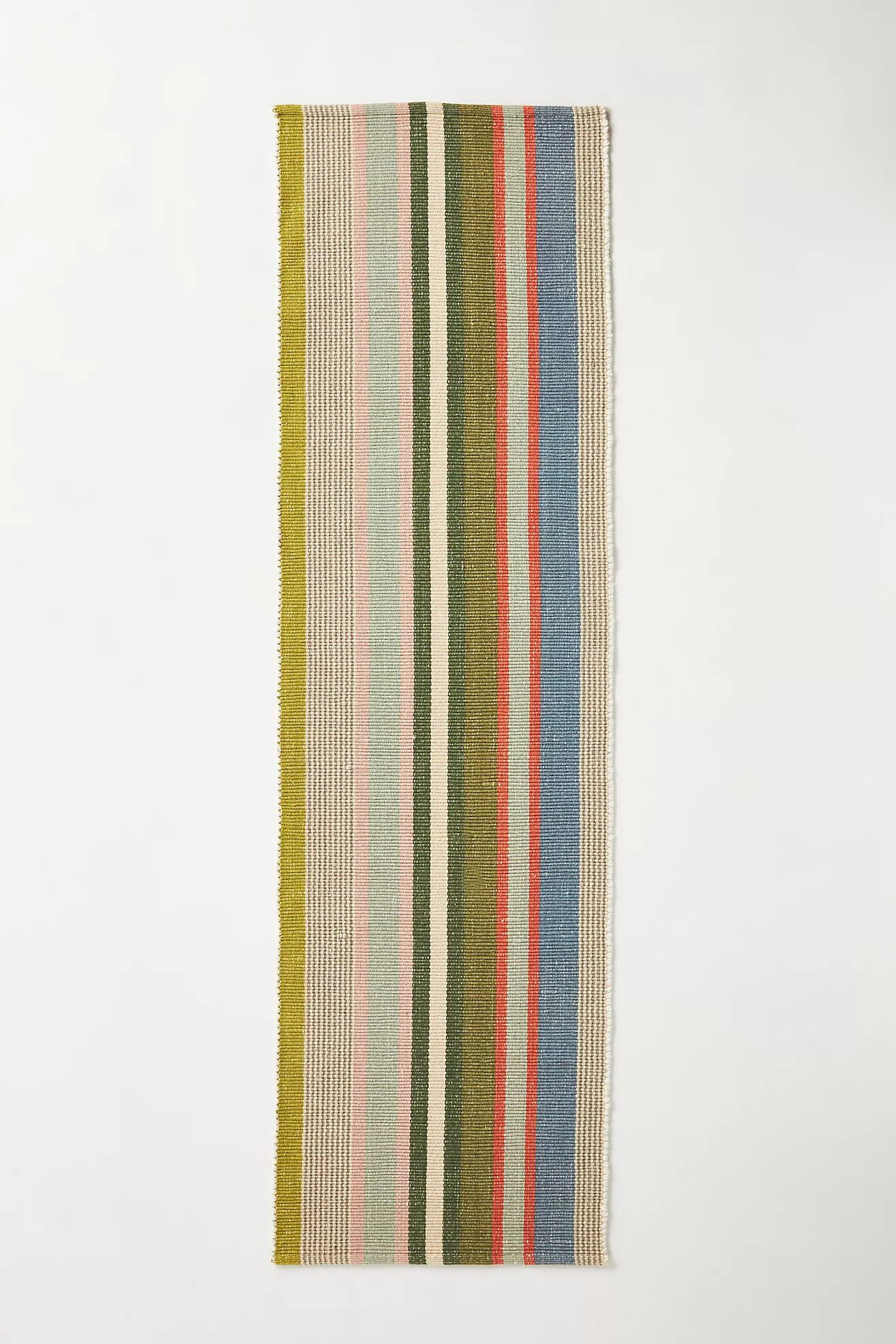 Warren Striped Handwoven Wool Rug | Anthropologie (US)