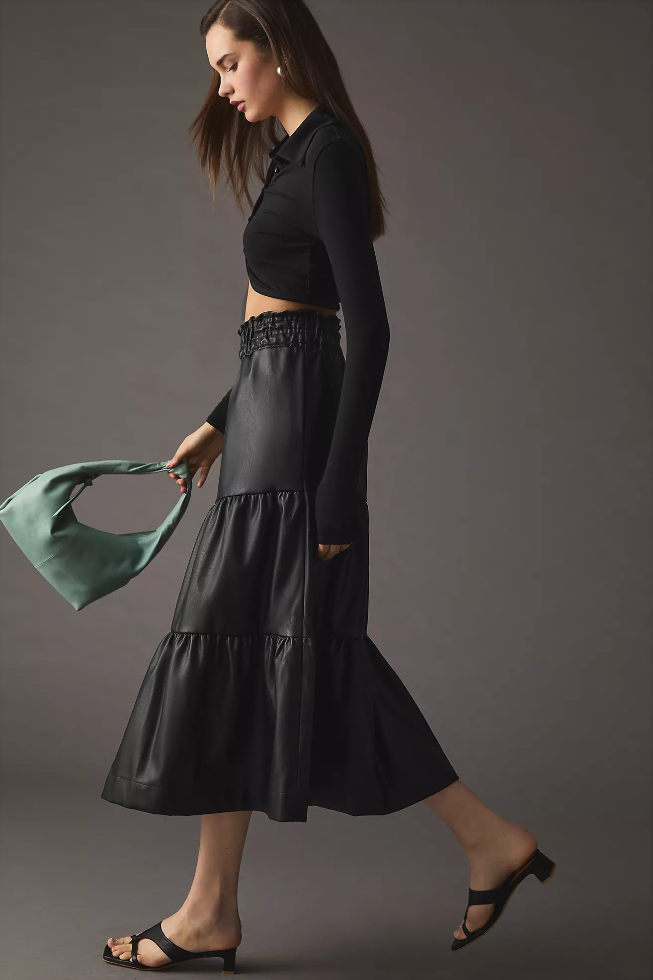 The Somerset Maxi Skirt: Faux Leather Edition | Anthropologie (US)