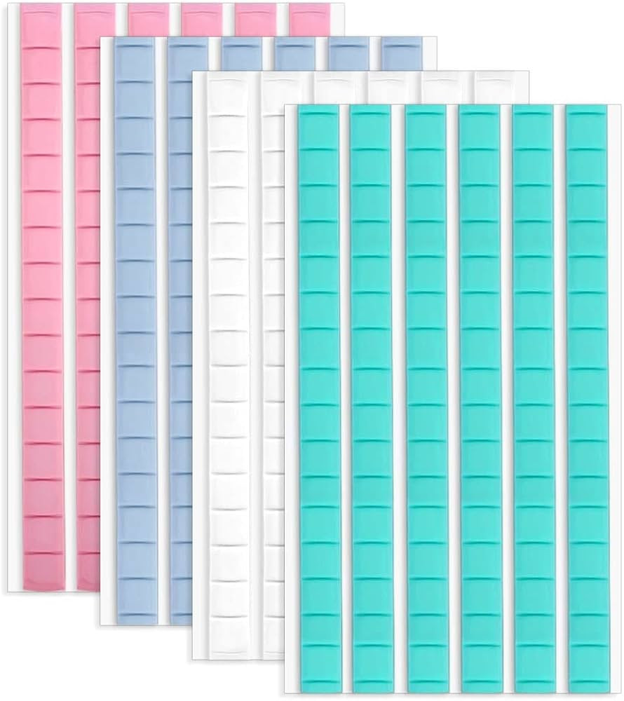 408 PCS Adhesive Sticky Tack - Removable, Non-Toxic Mounting Putty - Reusable Wall Safe Tack Putt... | Amazon (US)