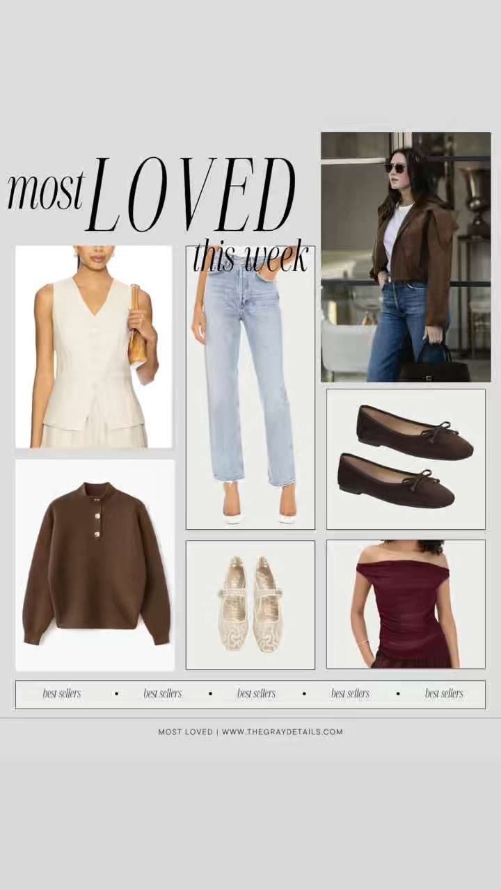 Sharing a roundup of most loved pieces this week. From flattering jeans, to chic blouses, flats, and more!  

 #LTKgrwm #LTKootd #LTKWorkwear