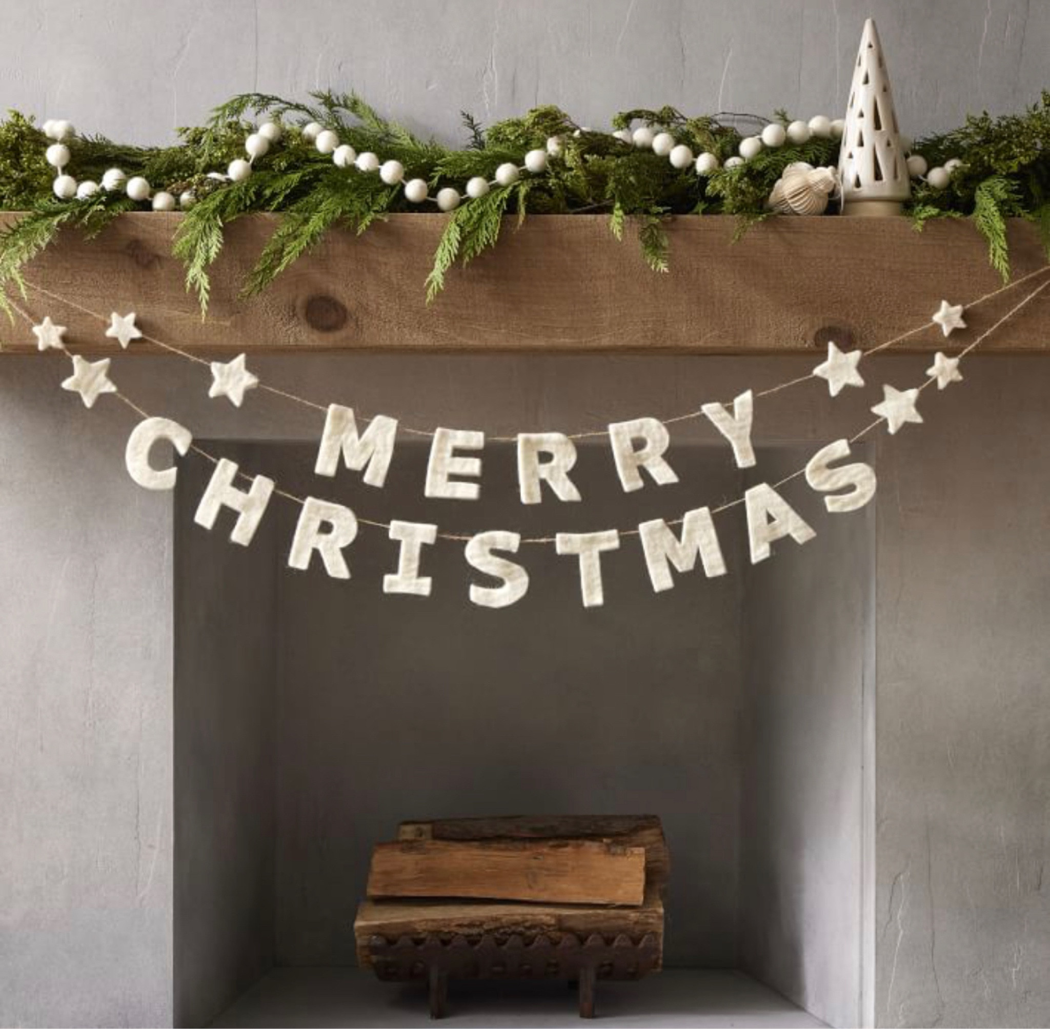 West Elm Holiday Felt Garland 

#LTKhome #LTKHoliday #LTKSeasonal