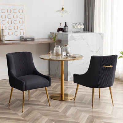 Elian Velvet Side Chair Dining Chair | Wayfair North America