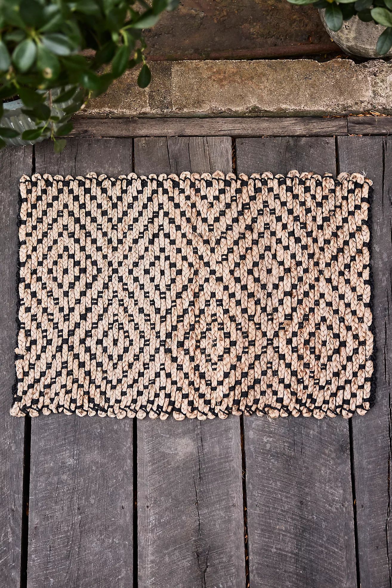 Diamond Jute Doormat | Anthropologie (US)