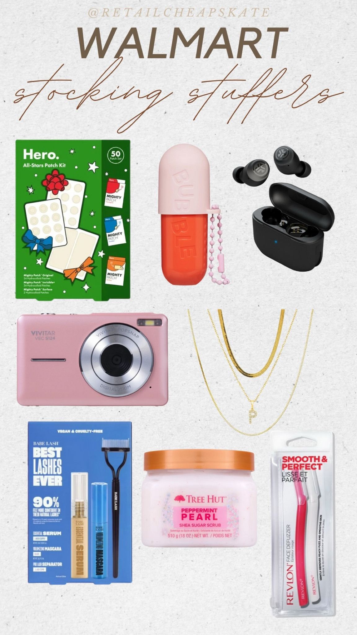 Stocking stuffers from Walmart! #WalmartPartner #WalmartGifts @Walmart @WalmartFashion

#LTKSeasonal #LTKHoliday #LTKGiftGuide