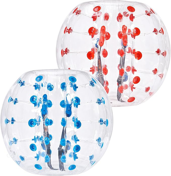 VEVOR Inflatable Bumper Ballѕ 2 Packs; 2FT/3FT/4FT/5FT Body Size Adult Human Bubble Ballѕ, Bump... | Amazon (US)