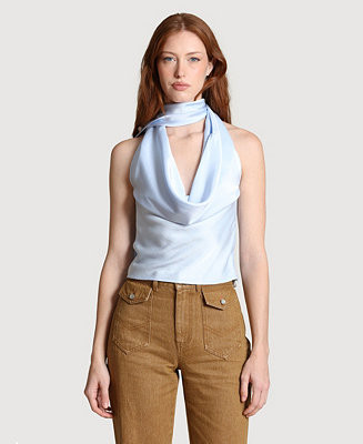 Women's Long-Tie Halter Top | Macy's