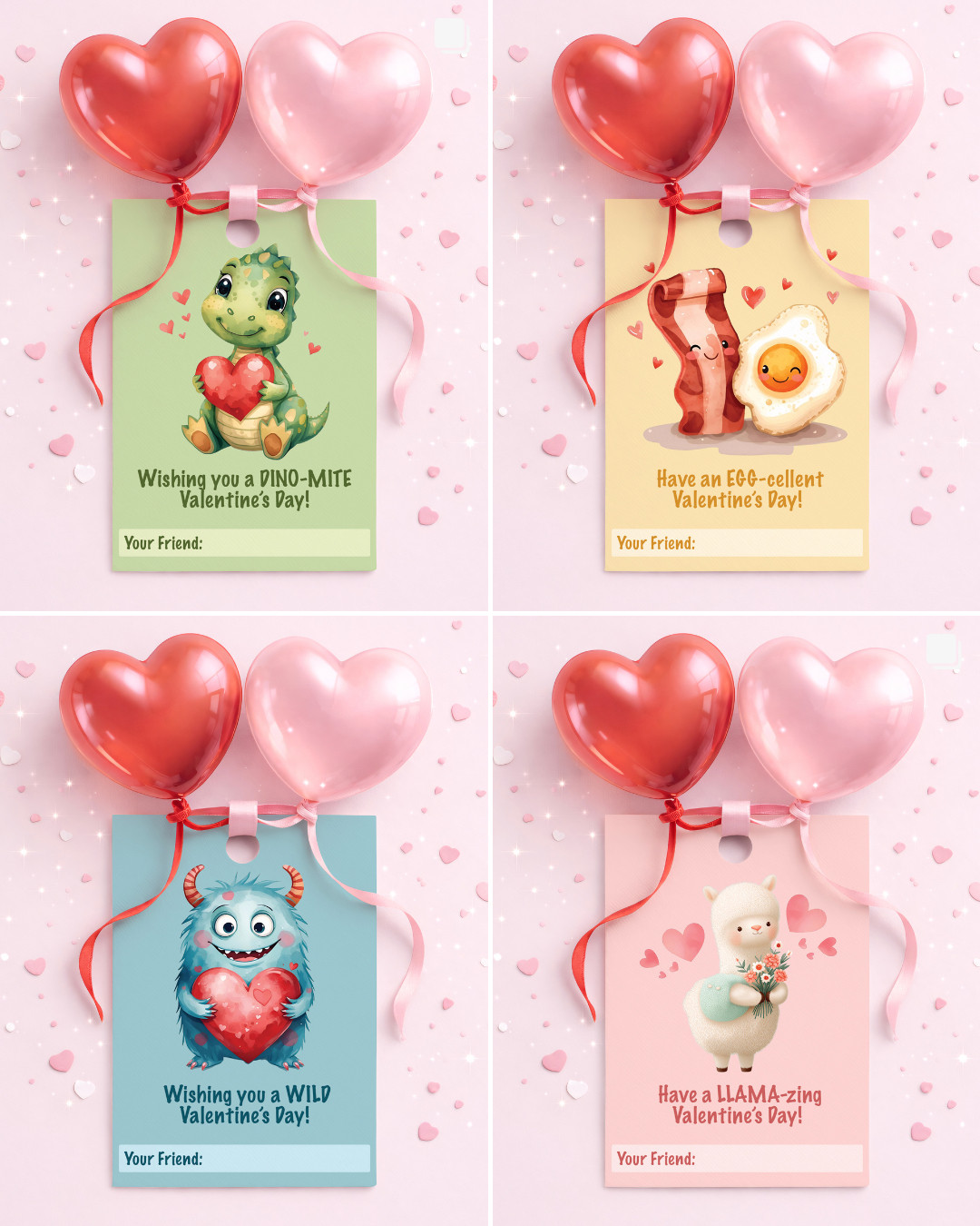 All the heart eyes for these adorable Valentine’s Day favor tags 💕✨ These **instant download Valentine favor tags** are the cutest way to dress up classroom treats, party favors, or goodie bags without any last-minute stress.

Featuring playful designs kids love—like dinosaurs, llamas, silly monsters, and sweet food puns—these printable Valentine tags make sharing love fun, easy, and totally memorable.

Simply download, print, and attach to candy, toys, or small gifts for school, daycare, or Valentine parties. A perfect non-candy or low-effort option for busy parents who still want something cute, creative, and kid-approved! 💘

#valentinefavorTags #printablevalentines #instantdownload #classroomvalentines #kidsvalentines #schoolvalentines #valentinesdayforkids #etsyvalentines #printableparty #valentinedecor #noncandyvalentines
 

 #LTKmomlife #LTKSeasonal #LTKKids