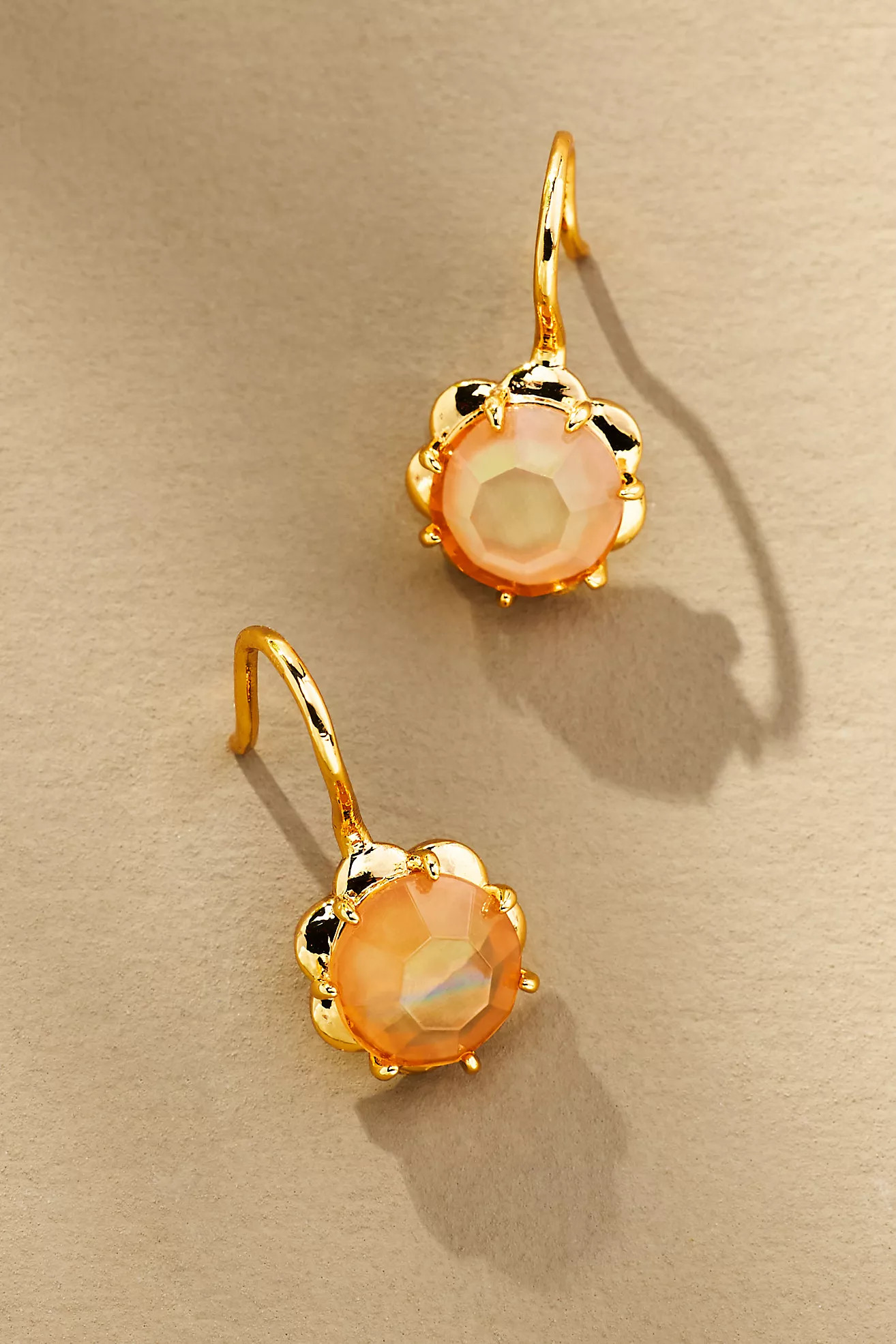 Stone Fishhook Drop Earrings | Anthropologie (US)