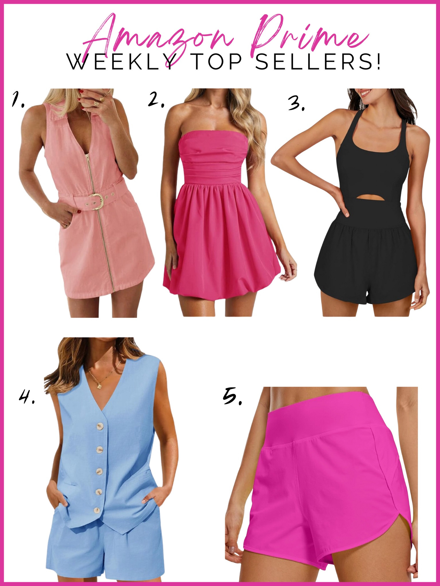 Amazon summer outfits, amazon summer dresses, top sellers 

#LTKFindsUnder50 #LTKFitness #LTKTravel