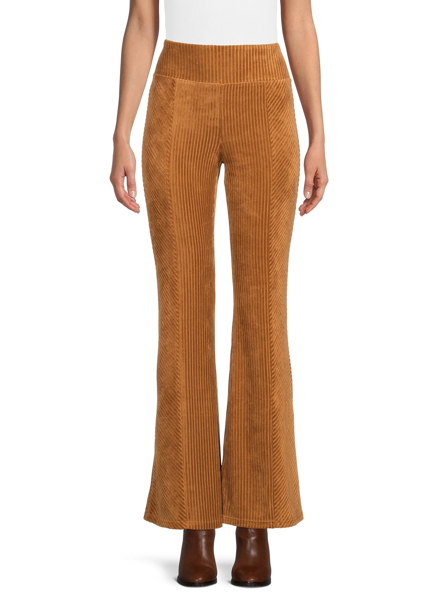 No Boundaries Juniors Corduroy Flare Pants | Walmart (US)