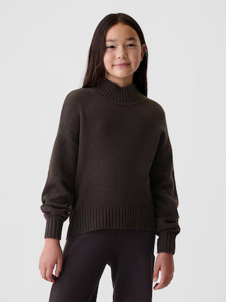 Kids CashSoft Oversized Mockneck Sweater | Gap (US)