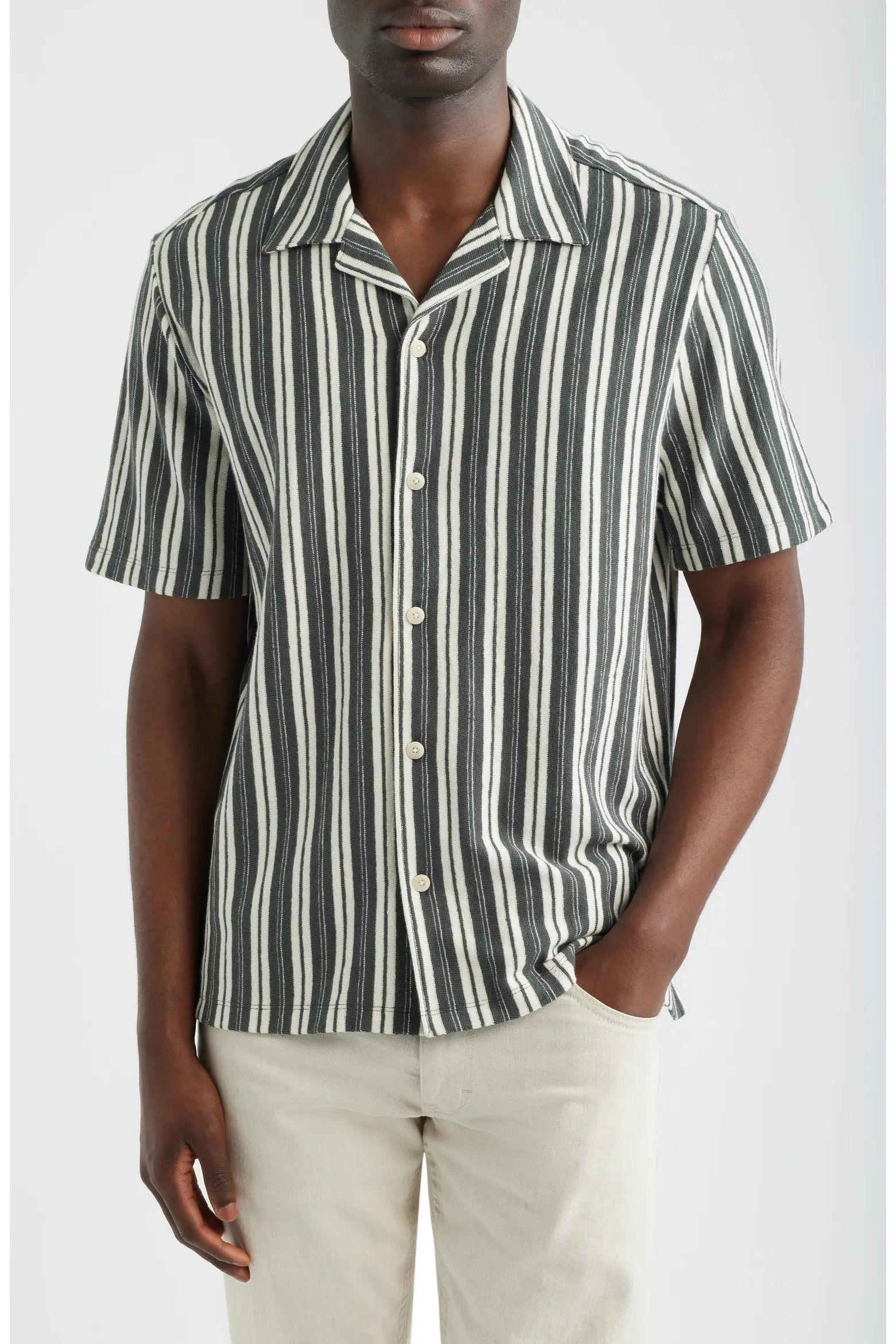 Seaport Terry Camp Shirt (Men) | Nordstrom | Nordstrom