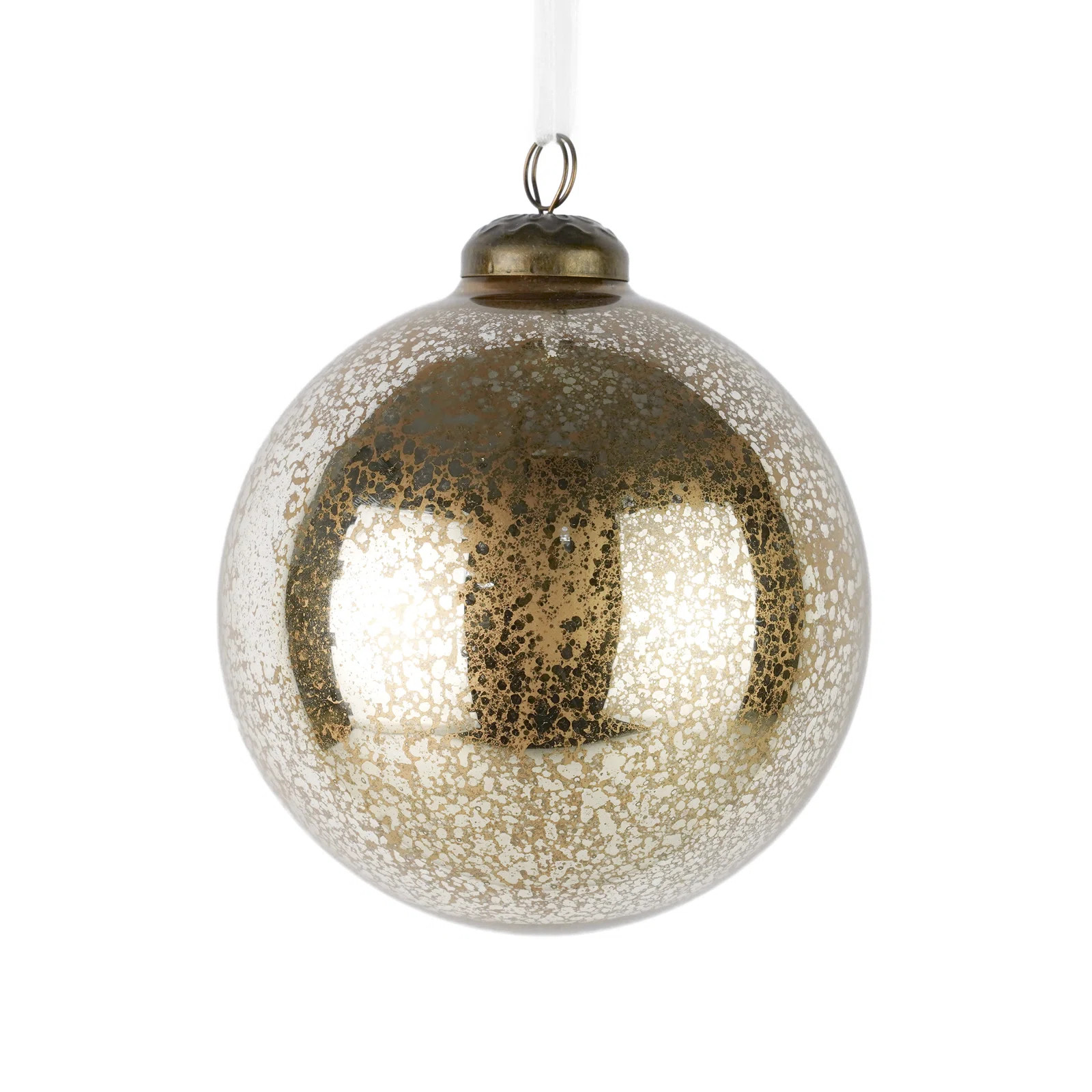 Mercury Glass Ornament Set of 3 | Wayfair North America