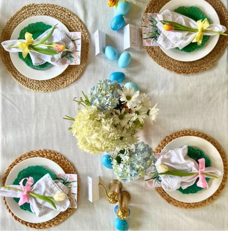 🥚🌸Hoppy Easter - shop the look of my perfectly spring tablescape 🐣🐇

#LTKhome