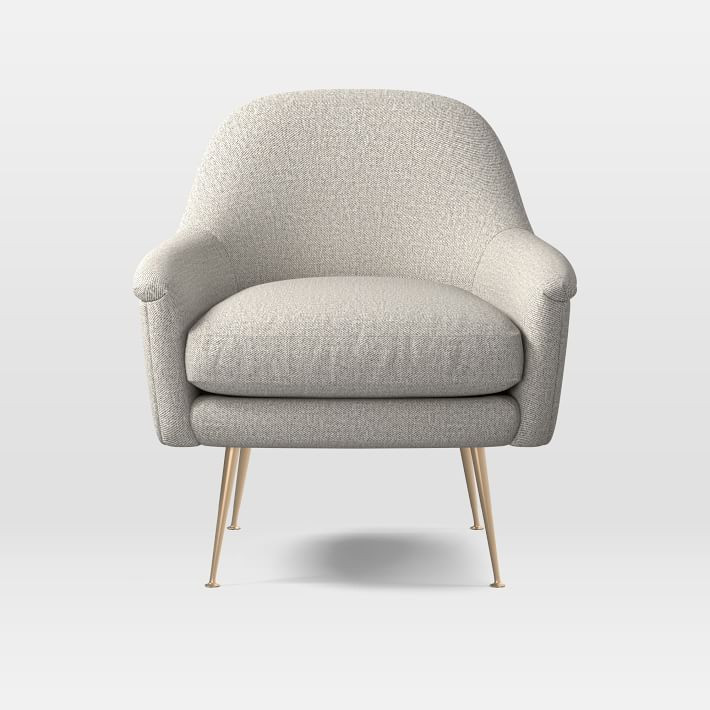 Phoebe Chair - Metal Legs | West Elm (US)
