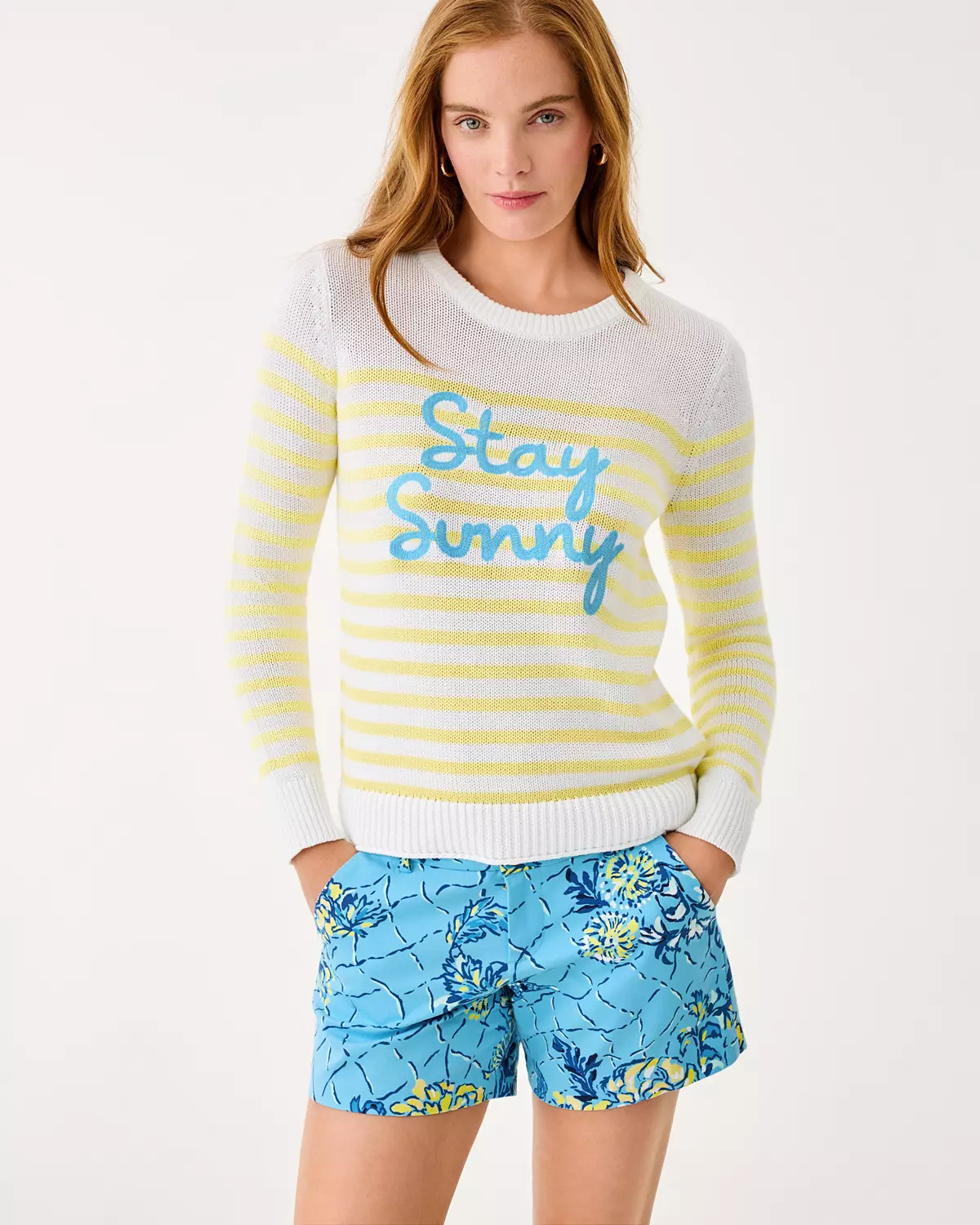 Kelsa Embroidered Sweater | Lilly Pulitzer