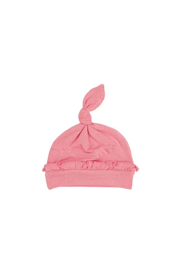 Knotted Hat - Flamingo Pink | The Frilly Frog
