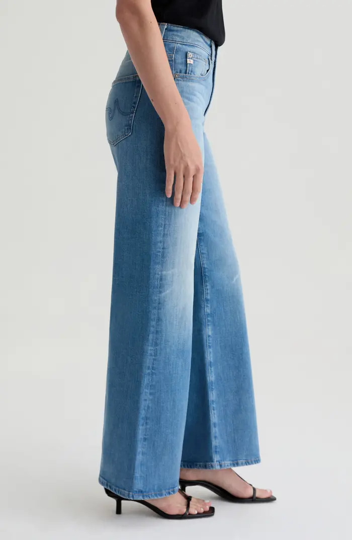 Saige Mid Rise Wide Leg Jeans | Nordstrom
