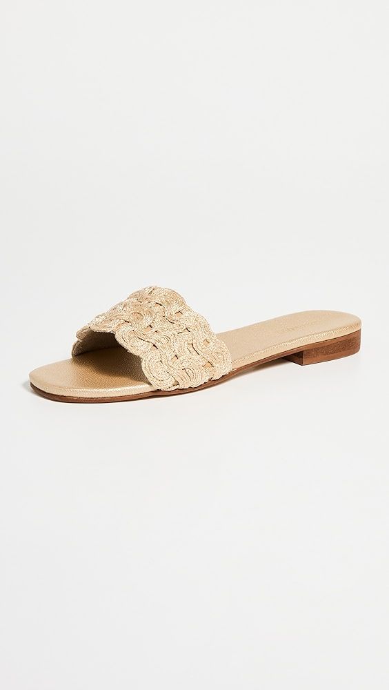 KAANAS Nash Textured Band Slip On Sandal | Shopbop | Shopbop