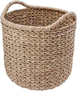 KOUBOO 1060091 Handwoven Decorative Storage Basket, X-Large, 20" x 20" x 22", Twisted Sea Grass | Amazon (US)