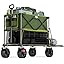TIMBER RIDGE 400L Large Capacity Folding Double Decker Wagon with Brakes, 54" Extra Long Extender... | Amazon (US)